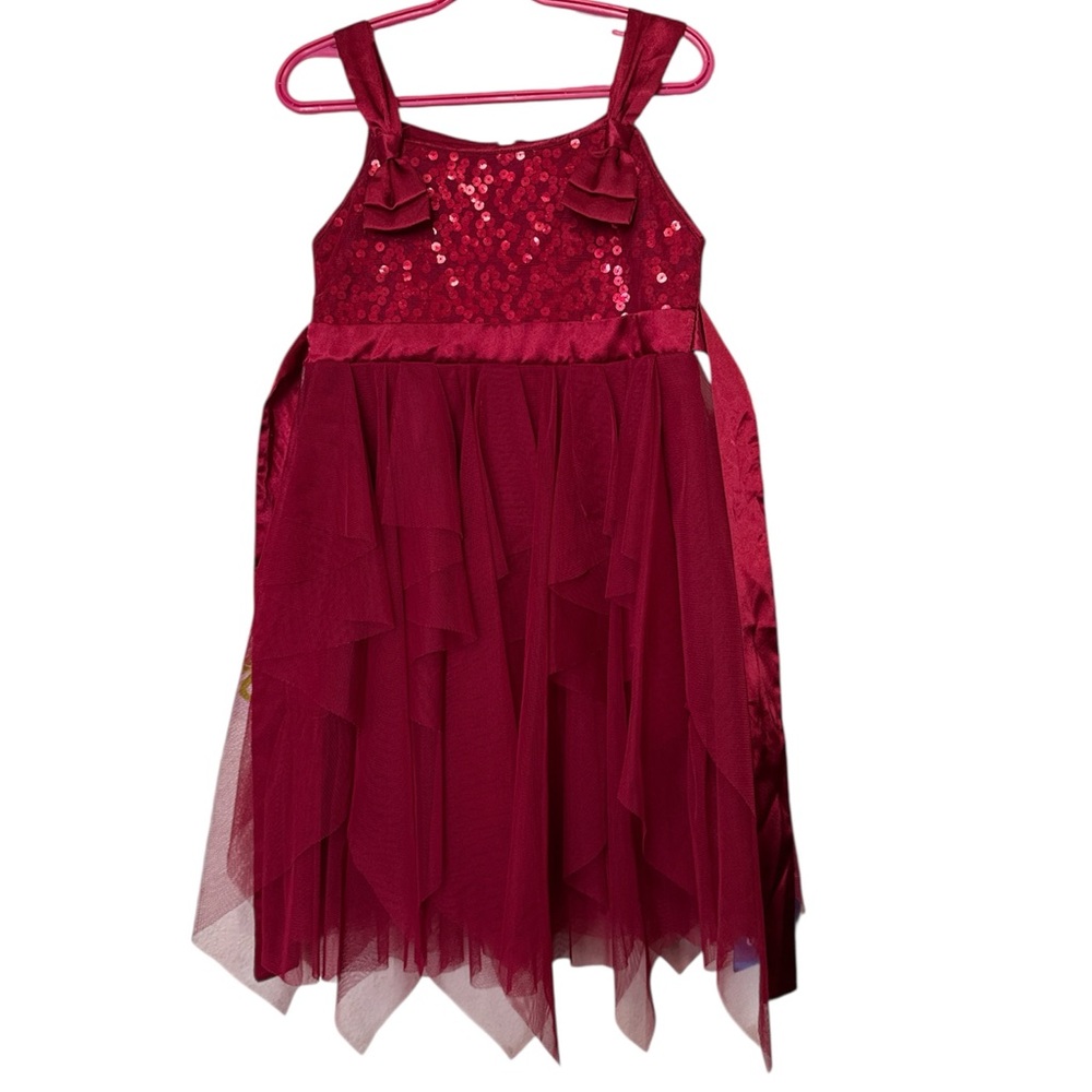 Biscotti Red Sequin Dance Costume